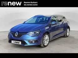 Azul Usado 2018 Renault Mégane GrandTour Zen Familiar | 14.000 € (Precio justo)