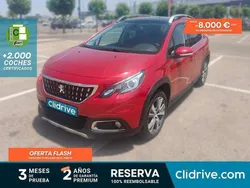 Rojo Usado 2017 Peugeot 2008 Allure SUV | 9490 € (Precio justo)