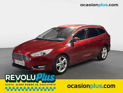 Rojo Usado 2017 Ford Focus Titanium Monovolumen | 12.590 € (Precio justo)