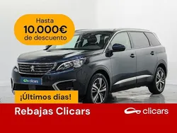 Azul Usado 2018 Peugeot 5008 Allure Monovolumen | 18.490 € (Precio justo)