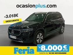 Negro Usado 2022 Mercedes EQB250 SUV | 33.200 € (Precio justo)