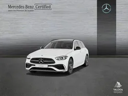 Blanco Usado 2022 Mercedes C300 AMG line Familiar | 43.900 € (Caro)