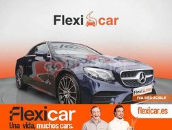 Azul Usado 2018 Mercedes E400 Descapotable | 46.490 € (Precio justo)