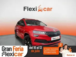Rojo Usado 2019 Skoda Karoq SportLine SUV | 18.990 € (Precio justo)