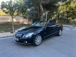 Negro Usado 2010 Mercedes E200 Descapotable | 19.900 € (Caro)
