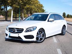 Blanco Usado 2016 Mercedes C220 AMG line Familiar | 20.500 € (Precio justo)