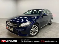 Azul Usado 2019 Mercedes C220 Familiar | 24.990 € (Buen precio)