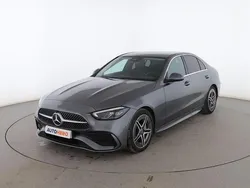 Gris Usado 2021 Mercedes C200 AMG line Berlina | 37.599 € (Precio justo)