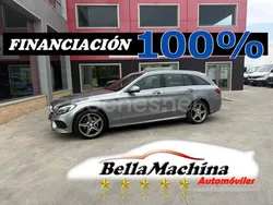 Gris / plata Usado 2016 Mercedes C220 AMG line Familiar | 18.950 € (Caro)