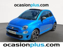 Azul Usado 2018 Fiat 500C S Descapotable | 12.082 € (Precio justo)