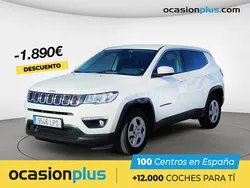 Blanco Usado 2021 Jeep Compass Longitude SUV | 18.950 € (Precio justo)