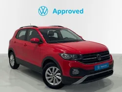 Rojo Usado 2021 VW T-Cross Advance SUV | 20.500 € (Precio justo)