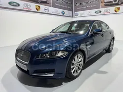 Azul Usado 2013 Jaguar XF Luxury Berlina | 9990 € (Precio justo)