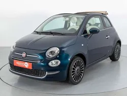 Azul Usado 2017 Fiat 500C Lounge Descapotable | 11.300 € (Un poco caro)