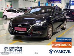 Negro Usado 2017 Mazda 3 Luxury Berlina | 15.750 € (Precio justo)