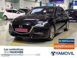 Negro Usado 2017 Mazda 3 Luxury Berlina | 15.750 € (Precio justo)