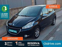 Negro Usado 2015 Peugeot 208 Style Utilitario | 4990 € (Buen precio)