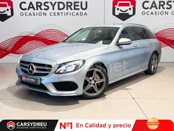 Gris / plata Usado 2016 Mercedes C220 AMG line Familiar | 22.900 € (Buen precio)
