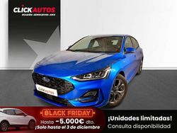 Azul Usado 2024 Ford Focus ST-Line Berlina | 19.800 € (Precio justo)
