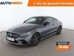 Gris Usado 2021 Mercedes C220 AMG line Coupe | 35.899 € (Buen precio)