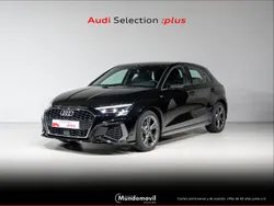 Negro mito metalizado Usado 2023 Audi A3 Sportback S-Line Utilitario | 31.900 € (Caro)