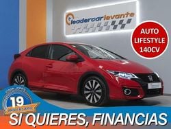 Rojo Usado 2015 Honda Civic Lifestyle Berlina | 17.900 € (Un poco caro)