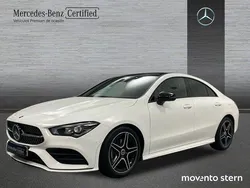 Blanco polar Usado 2020 Mercedes CLA180 AMG line Berlina | 30.800 € (Precio justo)
