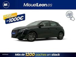 Negro Usado 2022 Peugeot 208 Active Utilitario | 12.985 € (Un poco caro)