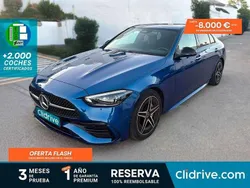 Azul Usado 2021 Mercedes C200 Familiar | 38.190 €