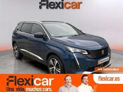 Azul Usado 2021 Peugeot 5008 GT Monovolumen | 21.590 € (Precio justo)