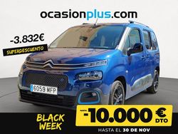 Azul Usado 2023 Citroën e-Berlingo Shine Monovolumen | 19.990 € (Precio justo)
