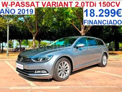 Gris / plata Usado 2019 VW Passat Advance Familiar | 20.299 € (Un poco caro)
