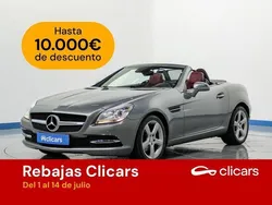 Gris Usado 2014 Mercedes SLK200 Descapotable | 16.990 € (Precio justo)