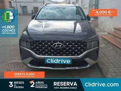Negro Usado 2021 Hyundai Santa Fe Style SUV | 34.590 €