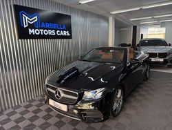 Negro Usado 2019 Mercedes E220 Descapotable | 40.990 € (Precio justo)