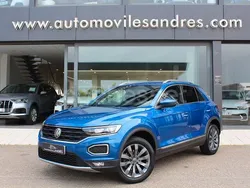 Azul Usado 2021 VW T-Roc Sportline SUV | 23.900 € (Precio justo)