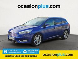 Azul Usado 2017 Ford Focus Titanium Monovolumen | 16.690 € (Un poco caro)