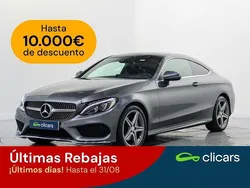 Gris Usado 2016 Mercedes C200 Coupe | 23.790 € (Precio justo)