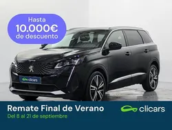 Negro Usado 2021 Peugeot 5008 GT Monovolumen | 24.490 € (Precio justo)