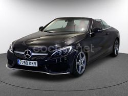 Negro Usado 2018 Mercedes C220 Descapotable | 32.460 € (Precio justo)