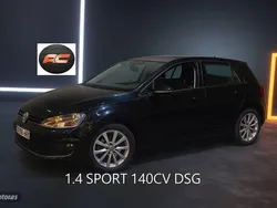 Negro Usado 2013 VW Golf VII Sportline Berlina | 10.990 € (Buen precio)