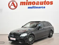 Gris Usado 2020 Mercedes C300e AMG line Familiar | 33.900 € (Caro)