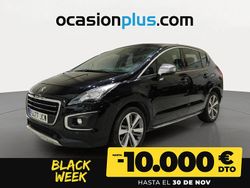 Negro Usado 2015 Peugeot 3008 Allure Monovolumen | 10.290 € (Un poco caro)