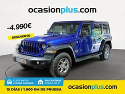 Azul Usado 2021 Jeep Wrangler Sport SUV | 53.490 € (Precio justo)