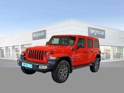 Rojo Usado 2021 Jeep Wrangler Sahara SUV | 58.850 € (Precio justo)