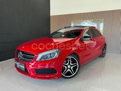 Rojo Usado 2014 Mercedes A200 AMG line Berlina | 17.999 € (Precio justo)