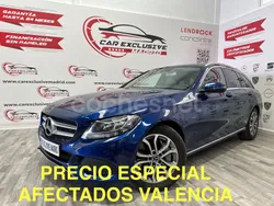 Azul Usado 2017 Mercedes C350e Familiar | 22.990 €