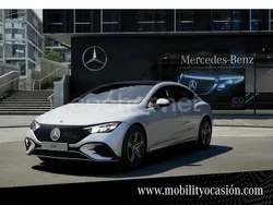 Hightechsilver metallic paint Usado 2024 Mercedes EQE350 AMG line Berlina | 57.900 € (Un poco caro)