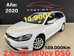 Blanco Usado 2020 VW Golf VII Advance Familiar | 16.900 € (Buen precio)