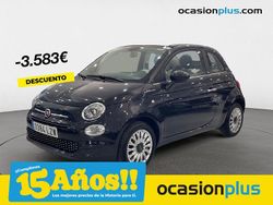 Negro Usado 2022 Fiat 500 Dolcevita Descapotable | 11.100 € (Precio justo)